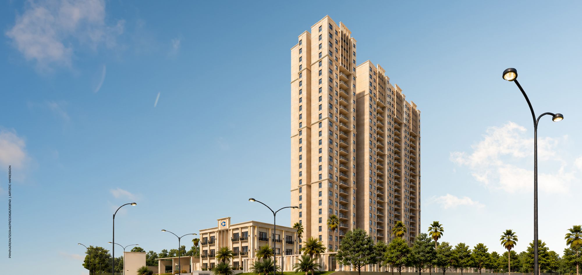 Concorde Sienna towers — artistic impression